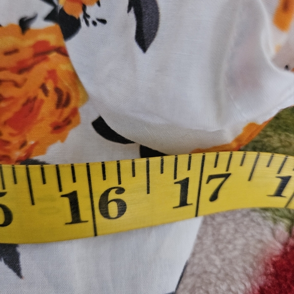 SACRED HAWK casual Floral Dress classic above the knee size Small - Picture 5 of 6